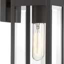 Quoizel Westover 14" Outdoor Wall Sconce, 1-Light Western Bronze with Clear Beveled Glass, E26 Base, Wet Rated, 14.25" H