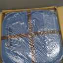 4 Pack Memory Foam Honeycomb Nonslip Back 16" x16" Chair/Seat Cushion Pad, Blue