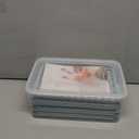 ESpaceLiving 4 Pack Ice Trays for Freezer,Round Ice Cube Trays for Freezer, Circle Ice Cube Tray for Chilling Drinks