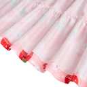 Vieille Toddler Girls Summer Dress Ruffle Sleeveless Casual Beach Sundress Tiered Swing Princess Dress for 2-8 Years (Pink)