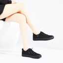 Obtaom Women's Play Fashion Sneaker White Color Washed and Leopard Canvas Slip on Shoes 7