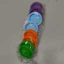 8 Pack Silicone Glass Milk Bottle Lids for 48mm Bottles, Reusable Milk-Bottle Caps for Jugs, Dishwasher Safe Milk-Jar Lids Leak Proof Bottle-Cap Replacement Lid(No Bottle), 4 Colors (Green+Orange+Purple+Blue)