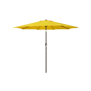 Blissun 9' Outdoor Patio Umbrella, Outdoor Table Umbrella, Yard Umbrella, Market Umbrella with 8 Sturdy Ribs, Push Button Tilt and Crank