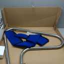 Pool Rail for inground Pools (39x32), 304SS Pool handrail with Nonslip Blue Cover.