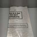 Scalloped Felt Bulletin Board 36 x 24 Inches Foldable Beige Pin Cork Board Alternative for Wall, 3' x 2' Trifold Picture Vision Self Adhesive Bulletin Decorative