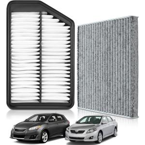 28113-3X000 97133-2H000 Engine Air Filter & Cabin Air Filter Combo Set for Hyundai Elantra 1.8L 2.0L (2011-2017) for Kia Forte Koup Forte5 Rondo 1.8L 2.0L (2014-2018)