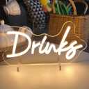 Drinks Table Number Neon Sign Desk Lamp Night Light Wedding Letter LED Neon Sign Wedding Table Decorations Neon Light Shop Bedroom Home Room Decor Christmas Party Warm White USB 3012.7CM