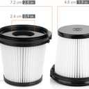 2 x 3 Pack IW3511 Handheld Vacuum Pre-Motor Filter For Shark IW3511 IW1120 IW1111 Detect Pro Lightweight Cordless Stick Vacuum Cleaner BU3521, BU3120, BU3520C