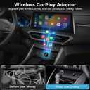 2-in-1 Wireless CarPlay & Android Auto Adapter, Plug & Play CarPlay Dongle Converts Wired to Wireless, Fast Auto-Connect, No Delay, Compact Design for iPhone & Android with USB/USB-C Port(Black)