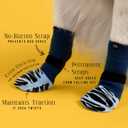 DOK TigerToes Premium Non-Slip Dog Socks for Hardwood Floors - Extra-Thick Grip that Works Even When Twisted - Prevents Licking, Slipping, and Great for Dog Paw Protection (Breezy Blue, X-Small)