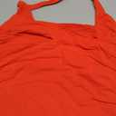 SUUKSESS Women Halter Tank Tops Double Lined Basic Backless Y2K Trendy Going Out Tops (Red,M) Only Top Medium