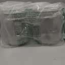 ljdeals 1 Gallon Clear Plastic Jars with Lids, Wide Mouth Storage Containers, Pack of 2, BPA Free, Food Safe