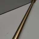 Ivilon Drapery Window Curtain Rod - End Cap Style Design 1 Inch Pole. 72 to 144 Inch Color Warm Gold