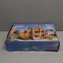 University Club House Building Set with Light,1629PCS City Campus Architecture Model with Painting Drama Baking Music Club, Home Decor Construction Building Block Gift for Adults Boys Girls 12+