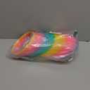 Bedwina Jumbo Rainbow Spring Coil Toy - 6" Plastic Giant Spring Coil for Kids, Big Spring Toys for Boys and Girls, Neon Colorful Rainbow Coil Spring for Party Favor Prizes and Kids Birthday Gifts