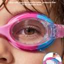 Aegend Swim Goggles for Kids 3-8 - Anti-Fog Anti-Leaking Comfort Fit Toddler Goggles for Swimming