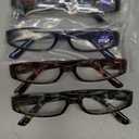 Gaoye 4-Pack Readers for Women, Blue Light Blocking Reading Glasses, Stylish Reading Glasses for Women in 4 Patterns, +4.0