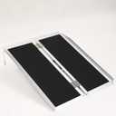 3FT Wheelchair Ramp Non-Slip Portable Aluminum Alloy Ramp, Thresholds Ramp, 800 lbs Weight Capacity, Suitable for Stairs Steps Home Pets Doorways (3FT)