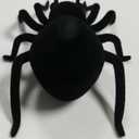 Halloween Black Flocking Spider,Simulation Trick-or-Treating Toys