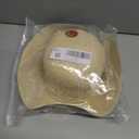 FURTALK Beach Hats for Women Summer Straw Sun Hat Wide Brim Crochet Hats (White)