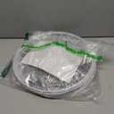 Drum Lamp Shades for Table Lamps 12" Top x 12" Bottom x 8" High Linen Lampshade Set of 2 Gray Lamp Shade with E27 to E26/E14 Adapters for Floor Lamps Bedside Lamps, Gray, Assembly Required