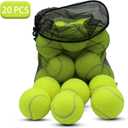 SHYUJAJIE Tennis Balls, 20 Pack Training Tennis Balls,High Elasticity Practice Tennis for Beginner, Exercise Playing Balls for Pet Dog, 2.5"