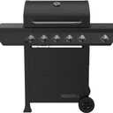 Nexgrill 5-Burner Gas Grill with Side Burner, 67,000 BTUs, 618 SQ. In. Cooking Area, Propane BBQ Grill with Stainless Steel Panel for Outdoor Cooking, Patios, and More - 720-1142