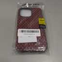 ZTOFERA Magnetic Case for iPhone 16 Pro, Compatible with Magsafe, Polka Dot Aesthetic Phone Case Cute for Girl Women, Hard PC+Soft TPU Protective Phone Cover for iPhone 16 Pro-Brown