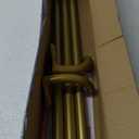 Gold Curtain Rods for Windows 28 to 60 inch, 5/8 inch Adjustable Wrap Around Blackout Curtain Rods for Bedroom & Outdoor