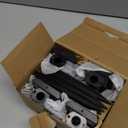 Philips 4 Packs Solar RGBW Spot Lights Outdoor, 18 LED Solar Powered Landscape Lights, 9 Lighting Modes Color-Changing Dusk to Dawn Waterproof Pathway Spotlights for Garden Trees Halloween Christmas