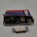 Leviton 15 Amp 125 Volt Tamper Resistant Duplex Receptacle, 10 Pack, T5320-TMP, Light Almond