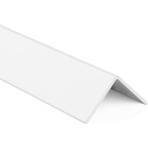 10 Pack Wall Corner Guards, Vinyl 1-1/8" x 48" Trim Protectors, Paintable Corner Molding for Wall Furniture Cabinet Door Countertop Protection, Easy Install