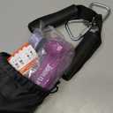 Resistance Bands Workout Set: 5 Levels Pull Up Assist Bands 5-130lb with Handles & Door Anchor (Blue,Pink,Purple)