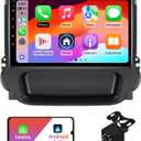 2+32G 9 Inch Android 12 Double Din Car Stereo for Chevrolet Chevy Malibu 2009-2014 Touchscreen Radio Built-in Wireless Carplay/Android Auto/GPS/Bluetooth/FM/SWC/AUX-in/Backup Camera