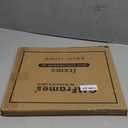 GMFrames 8.5x11 Wood Diploma Frame with Red Mat or Display 11x14 Certificates without Mat, Tempered Glass, Rustic Black Finish with Gold Trim