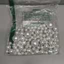 Super Z Outlet Elegant Glossy Polished Pearl Beads for Vase Fillers, DIY Jewelry Necklaces, Table Scatter, Wedding, Birthday Party Home Decoration, Event Supplies (8 Ounce Pack, 70 Pieces) (White)