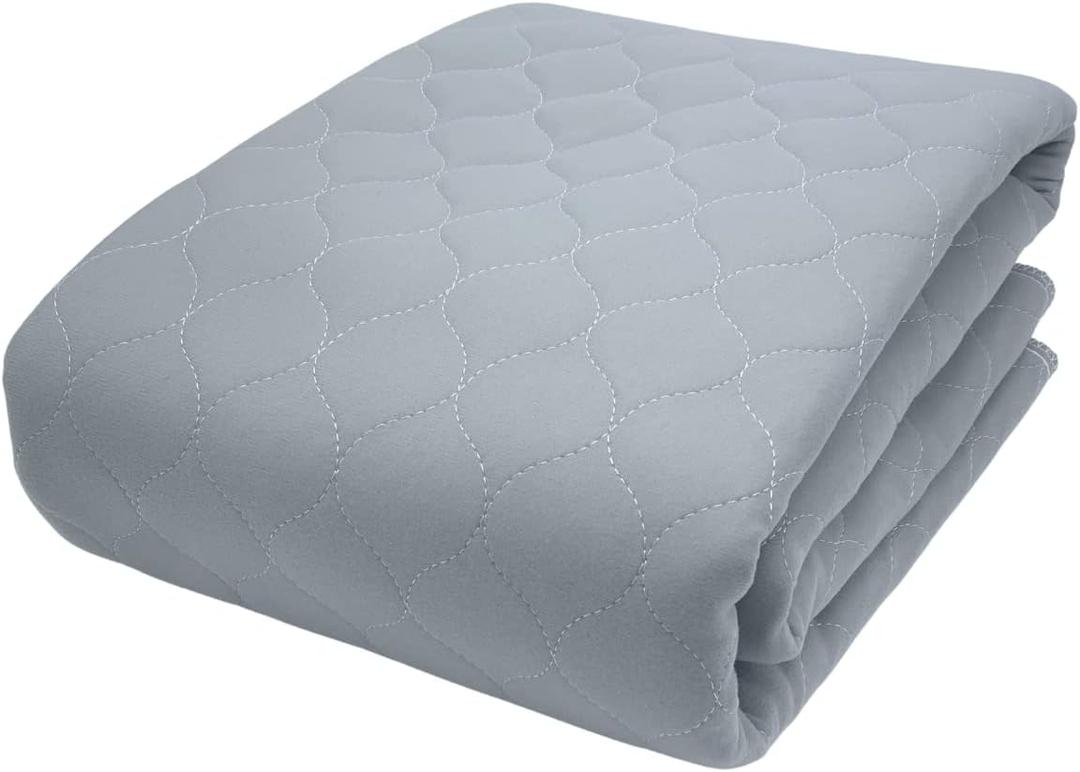 Caldwell's Pet Supply Co. 60x60 Potty Pads, Washable Pee Pads for Dogs, Reusable Pee Pad for Dogs, Puppy Potty Mat, Whelping Rug, Reusable Puppy Mat, Waterproof Rug for Dog, for Large Dog (Gray 1 Pack)