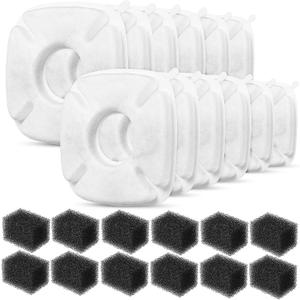 BESPORTBLE Pet Fountain Filter Replacement for Dog Cat 12 Pack Fountain Filters for Pet Water Dispenser