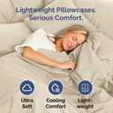 Standard Pillow Cases Set of 6 - Ultra Soft Hotel Quality Pillowcase Covers - Comfy, Cozy & Wrinkle Free - Shrink, Stain and Fade Resistant - Machine Washable Pillow Protectors - 6 Piece Set - Wheat