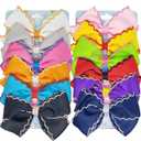 12PCS Hair Bows for Girls Grosgrain Ribbon Toddler Hair Accessories with Alligator Clips for Toddlers Baby Girls Kids Teens (Color B)