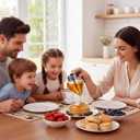 DIYOHFE Honey/Syrup Dispenser -Premium No Drip Design, Elegant Diamond Shape with STAINLESS STEEL TOP,Clear Glass Honey Container8oz