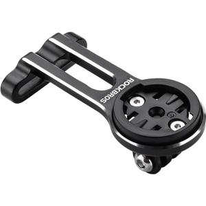 ROCKBROS Bike Computer Mount Out-Front Aluminum Integrated Bicycle Cycling Computer Mount Compatible with Garmin, Bryton, Go Pro