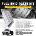 Transmission Skid Plate for Ford F150 2015-2022 4WD Manganese Steel