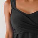 B2prity Tankini Swimsuits for Women Tummy Control Two Piece Modest Bathing Suits Floral Skirt Top with Boyshorts (Black, M)