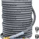 Pressure Washer Hose 100FT, 3/8'' Kink Resistant Hose 4800PSI