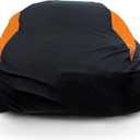 MORNYRAY Waterproof Car Cover All Weather Snowproof UV Protection Windproof Outdoor Full car Cover, Universal Fit for Sedan (Orange, A2-Fit Sedan Length(Up to 177 inch)