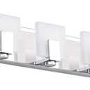 SOLFART Bathroom Light Vanity Lights Chrome Finish Modern Dimmable Vanity Lighting Fixtures 6 Lights LED Light