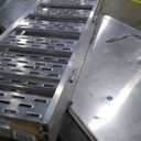 Aluminum Tri-Fold Ramp with Treads, Ramps for Pickup Trucks, 1500 LBS ATV Ramp with Load Straps, Folding Ramps for Motorcycles, Atvs/Utvs, Trailer, Tractor,Lawnmowers, Snow Blower,76 in x50