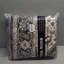 Washable Area Rugs 5X7: Vintage Non-Slip Stain Resistant for Living Room Rug Soft Large Carpet for Bedroom Dining Room Home Office(Black and Cream)