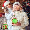 2Pcs Christmas Gnome Decorations Indoor, Cute Handmade Christmas Green Garinchmas Gnomes Ornaments Santa Swedish Tomte Nisse Plush Scandinavian Doll Decor for Women Men Home Table Room Party Gift